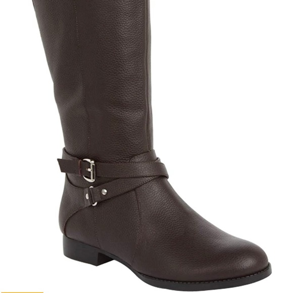 NEW wide calf leather Comfortview Janis boots - Picture 2 of 4